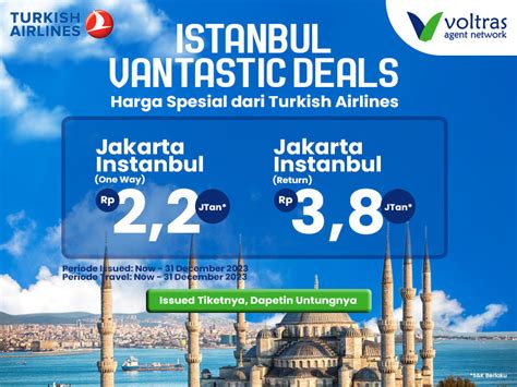Istanbul VANtastic Deals Harga Spesial Dari Turkish Airlines