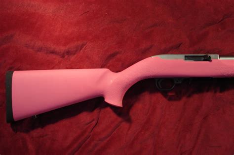 Ruger 1022 Pink Hogue Overmold Stock New For Sale