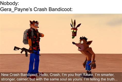 Crash Meets Crash Crash Bandicoot Know Your Meme