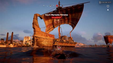 Assassin S Creed Origin Lake Mareotis Mareotis Triremes North