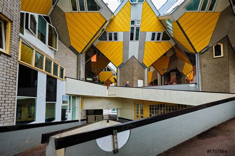 Cube Houses In Rotterdam Netherlands Stock Photo Crushpixel