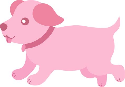 Pink Dog Clipart Clip Art Library