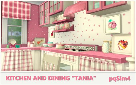 Tania Kitchen And Dining By Mary Jiménez At Pqsims4 Sims 4 Updates