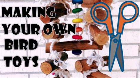 How To Make Your Own Bird Toys Youtube