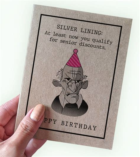 Funny 65th Birthday Card At Least You Now Qualify For Senior Etsy