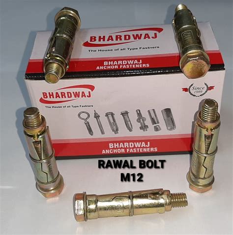 Bhardwaj Iron Rawl Bolt For Industrial Size Mm To Mm At Rs