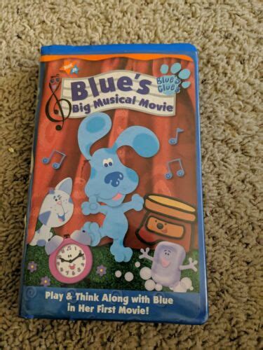 Blues Clues Blues Big Musical Movie Vhs Ebay