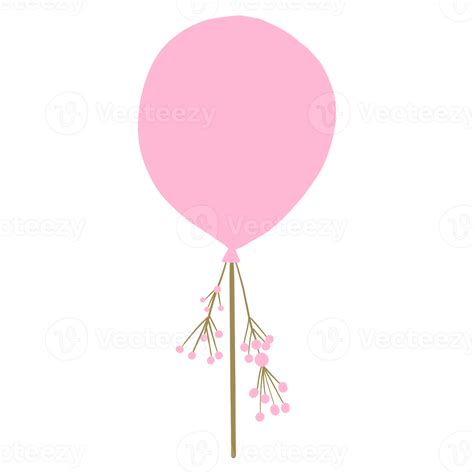 Birthday Pink Balloon 14967986 Png