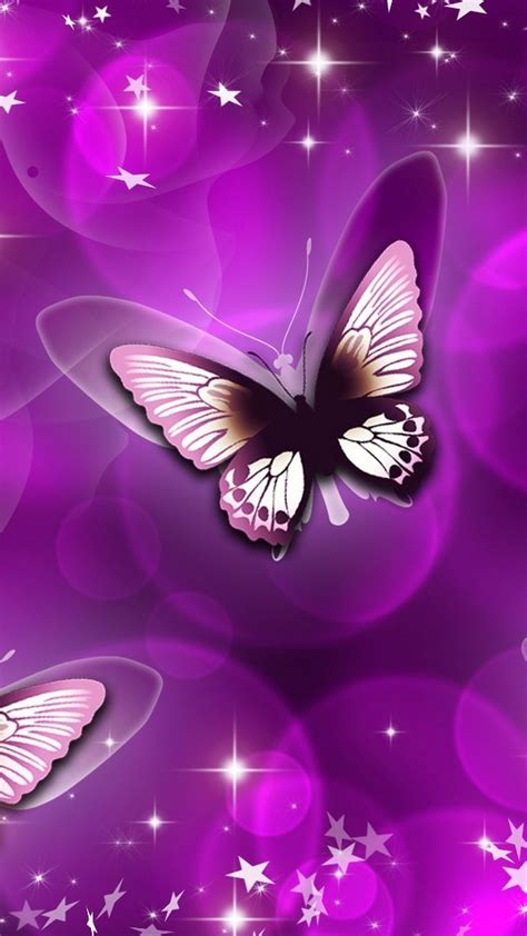 Android Wallpaper Purple Butterfly 2020 Android Wallpapers
