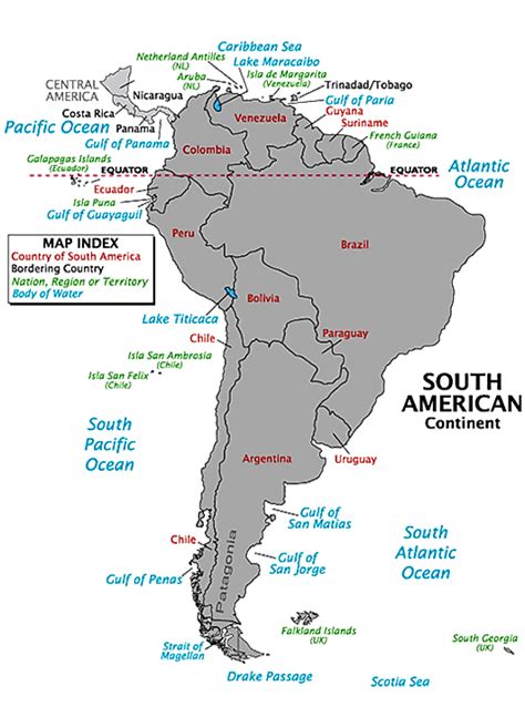 South America Major Landforms