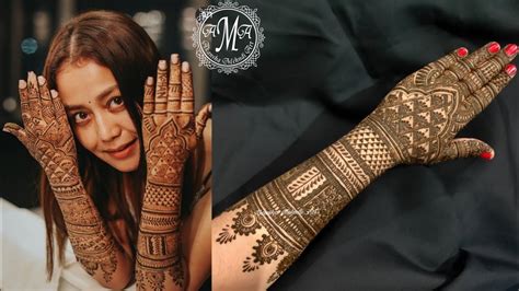 Neha Kakkar Inspired Mehndi Design For Back Hand 2020 Mehndi Nehakakkar Akansha Mehndi