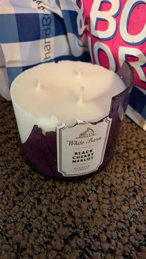 Keep your home smelling fresh day and night with our candles and other scented products. Broken glass but candle is new | Candles, Bath body works ...