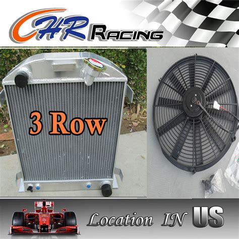 Cooling Systems Row For Ford Hot Rod W Chevy V Engine Aluminum Radiator Greatrace Com