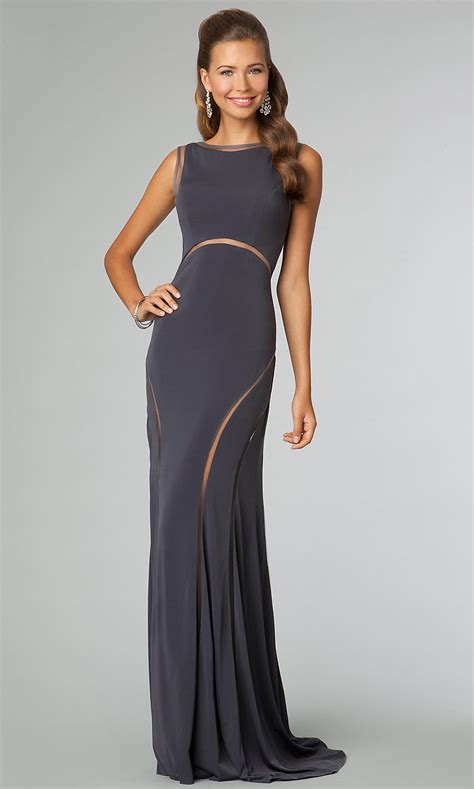 Long Sleeveless Formal Dresses Sexy Prom Evening