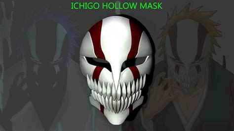 Kurosaki Ichigo Bleach Hollow Mask 3d Print Model By Blackstar90