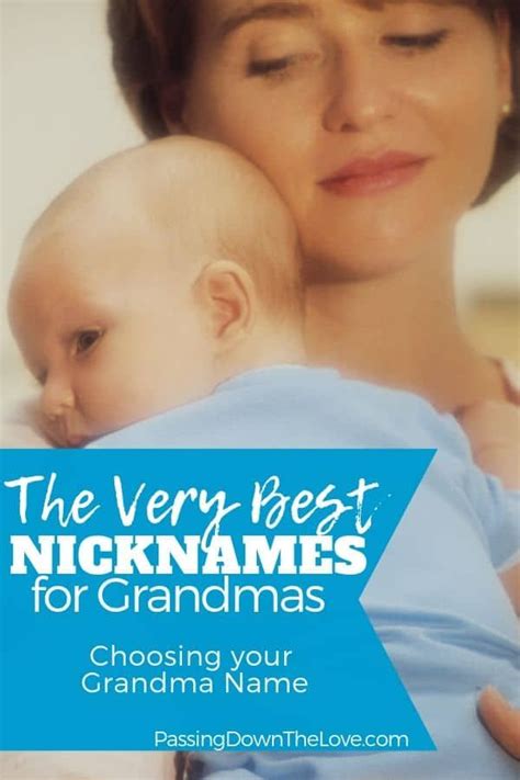 What Will They Call You Grandma Nicknames For Grandma Cute Grandma Names Grandma Names