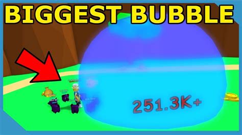 Blowing The Biggest Bubble Ever In Roblox Bubble Gum Simulator Youtube