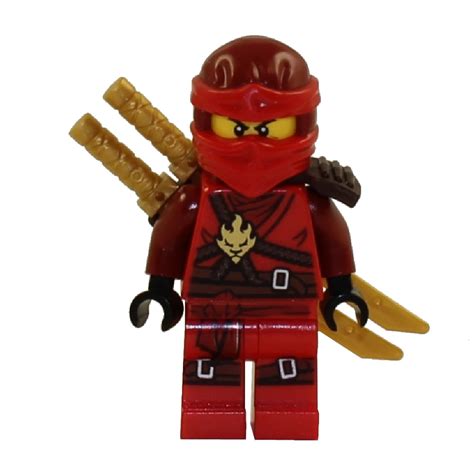 Lego Minifigure Ninjago Kai The Red Ninja With Dual Gold Swords