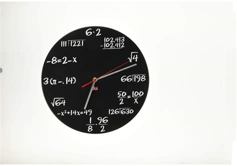 Buy Dci Pop Quiz Clock Black And White Metal 11 12 Diameter