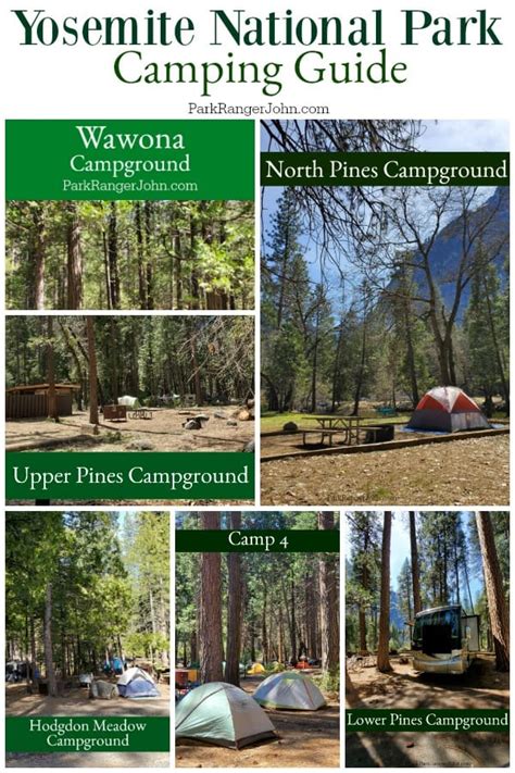 Ultimate Yosemite Camping Guide Park Ranger John