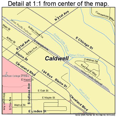 204904 Enchanted Pine Street Caldwell Idaho Map Map