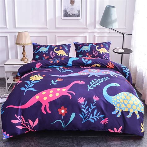 As your child grows, their bedding grows with them! Best Dinosaur Large Twin Bedding Set For Girls - U Life