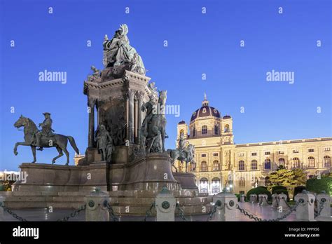 Maria Theresa Monument Vienna Austria Stock Photo Alamy