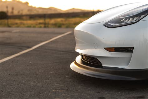 Tesla Model 3 Carbon Fiber Front Spoiler Laguna Seca Edition