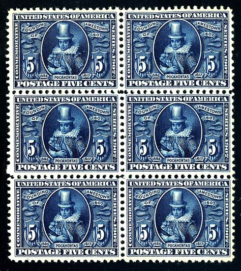 Us 330 Mint Block Of 6 Og Nh 1 Stamp Hr United States General