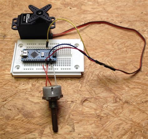 Servosteuerung Mit Einem Poti Und Dem Arduino Shelvin Elektronik