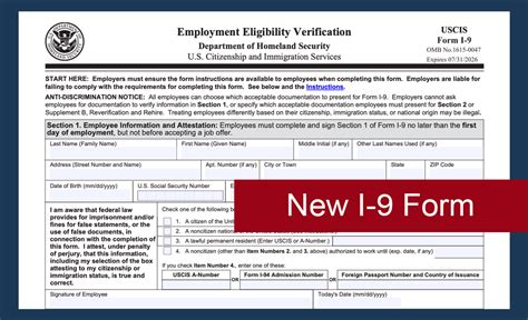 Dhs Has Instituted A New Form I 9 And Modernized The Employment