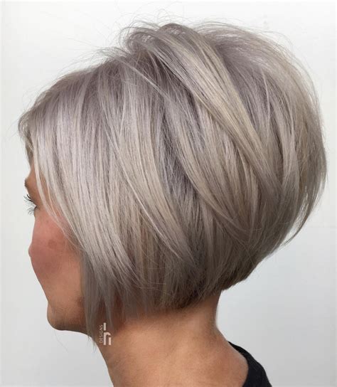 70 Cute And Easy To Style Short Layered Hairstyles Stacked Bob Haircut