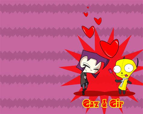 Gaz And Gir Valentines By Aggettzz On Deviantart