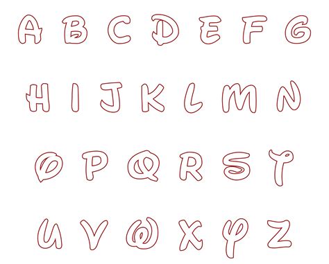 10 Best Alphabet Disney Font Printables Pdf For Free Vrogue Co