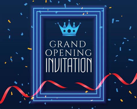 Grand Opening Inauguration Celebration Invitation Template 37749656