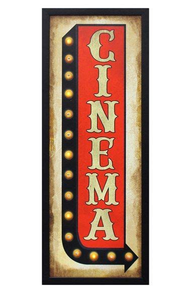 Crystal Art Gallery Cinema Led Light Up Marquee Sign Nordstrom