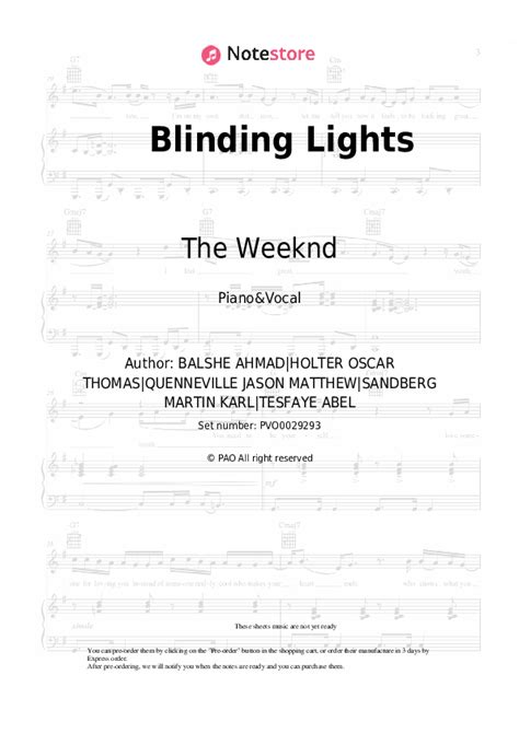 The Weeknd Blinding Lights Sheet Music For Piano With Letters