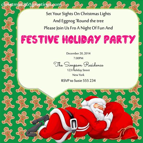 Christmas Party Invitation Ideas Christmas Celebration All About