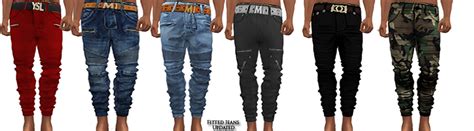 Sims 4 Ccs The Best Male Jeans By 8o8sims