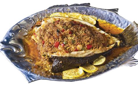 Steam flounder fillets in a basket with fresh herbs and top with a squeeze of lemon for a light lunch served alongside a green salad and rice pilaf. Baked or Grilled Stuffed Flounder | Fish dinner, Flounder, Stick of butter