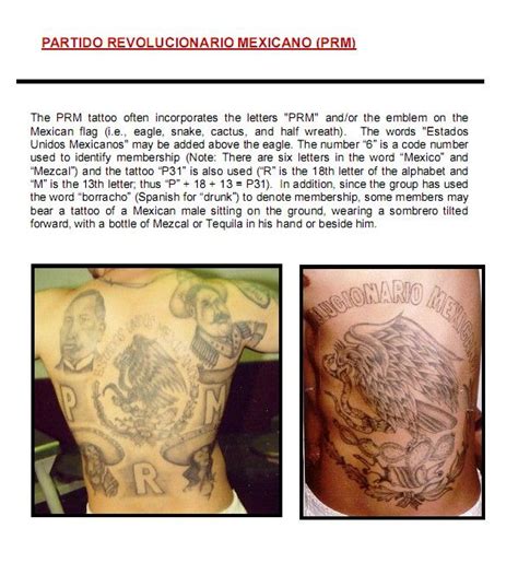Latino Prison Gangs Mexicanhispanic Gang Tattoos Gang Tattoos Tattoo Mafia Gangster Tattoos