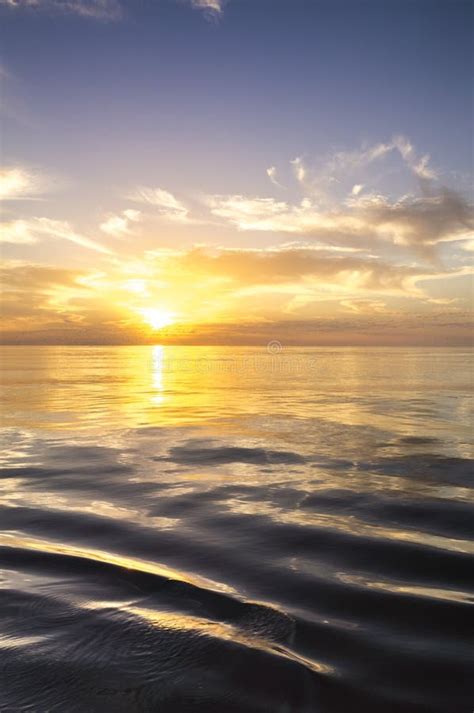 Beautiful Sunrise Over The Sea Stock Image Image Of Multicolor