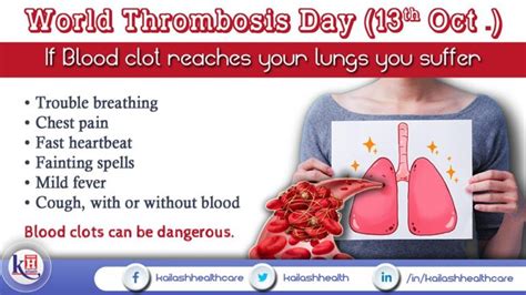 If Blood Clots Due To Thrombosis Reaches Your Lungs You Might