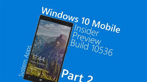 Microsoft Release Windows 10 Mobile Insider Preview Build
