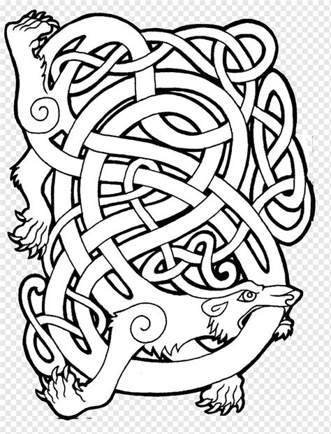 Celtic Knot Bear Celtic Art Celts Viking Art Bear White Animals