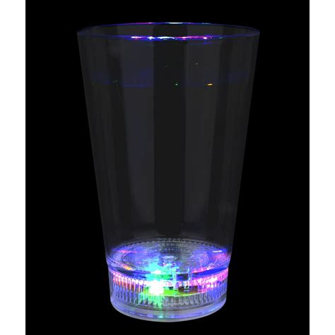 Fun Central Ad000 1 Pc 12 Oz Multicolor Led Glass Led Party Glasses Led Light Up Drinking