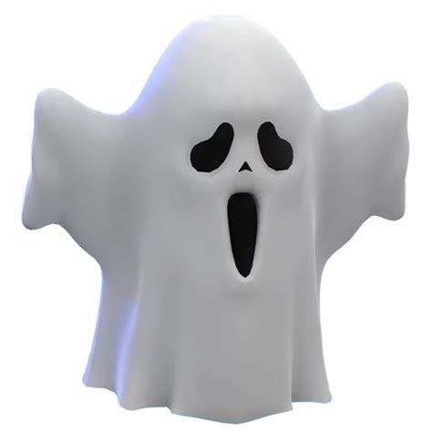 Cartoon Ghost V2 3d Model Ghost Cartoon Ghost 3d Model