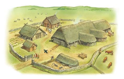 A Viking Farm From The Q Files Encyclopedia Vikings Viking House