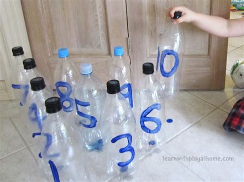 Learn With Play At Home Plastic Bottle Number Bowling