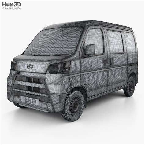 Daihatsu Hijet Cargo 2020 Modelo 3D Vehículos on Hum3D